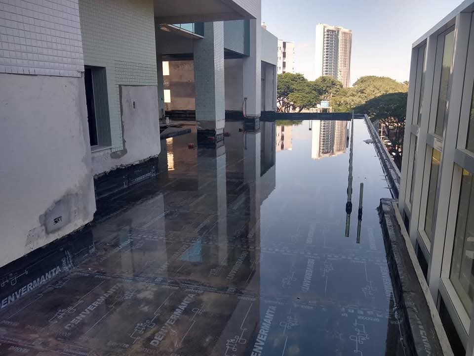 impermeabilização de laje do lazer e piscina